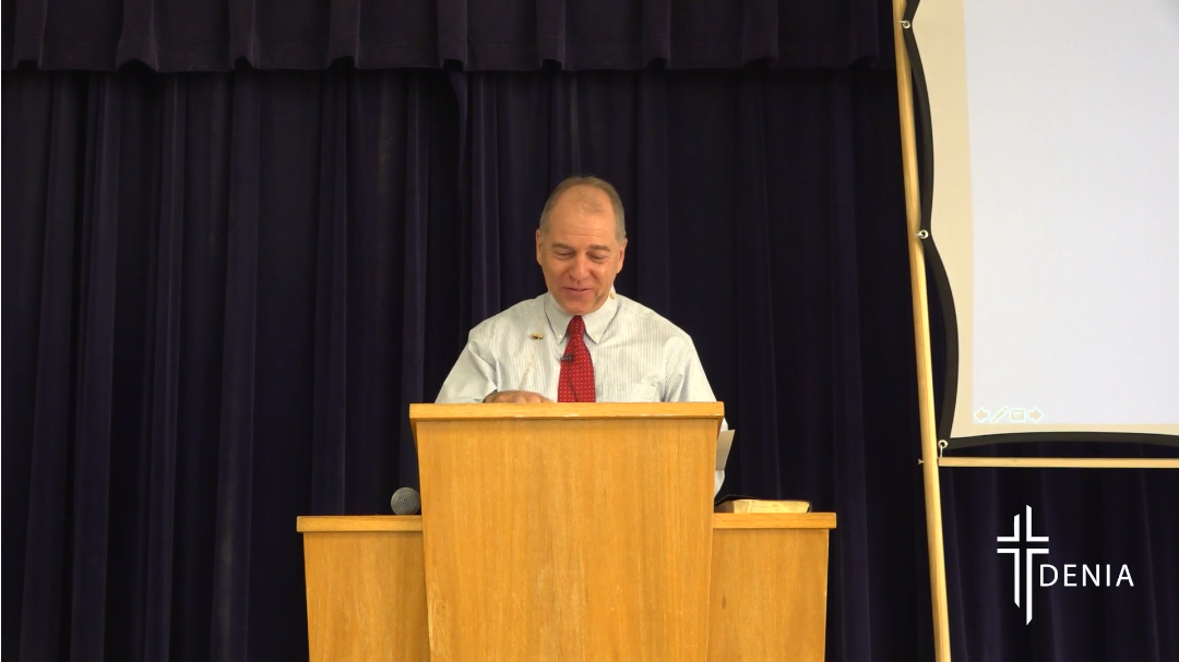 Pastor John Brown preaching from James 4:1-12